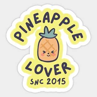 Pineapple Lover Since 2015 Sticker